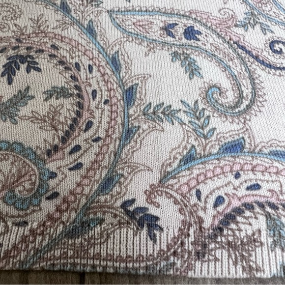 J. Jill  V Neck Dolman  Tunic Sweater XL Floral - Picture 9 of 12